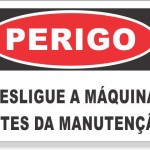 Desligue a Máquina antes da Manuntenção - adesivo-20-x-30-cm